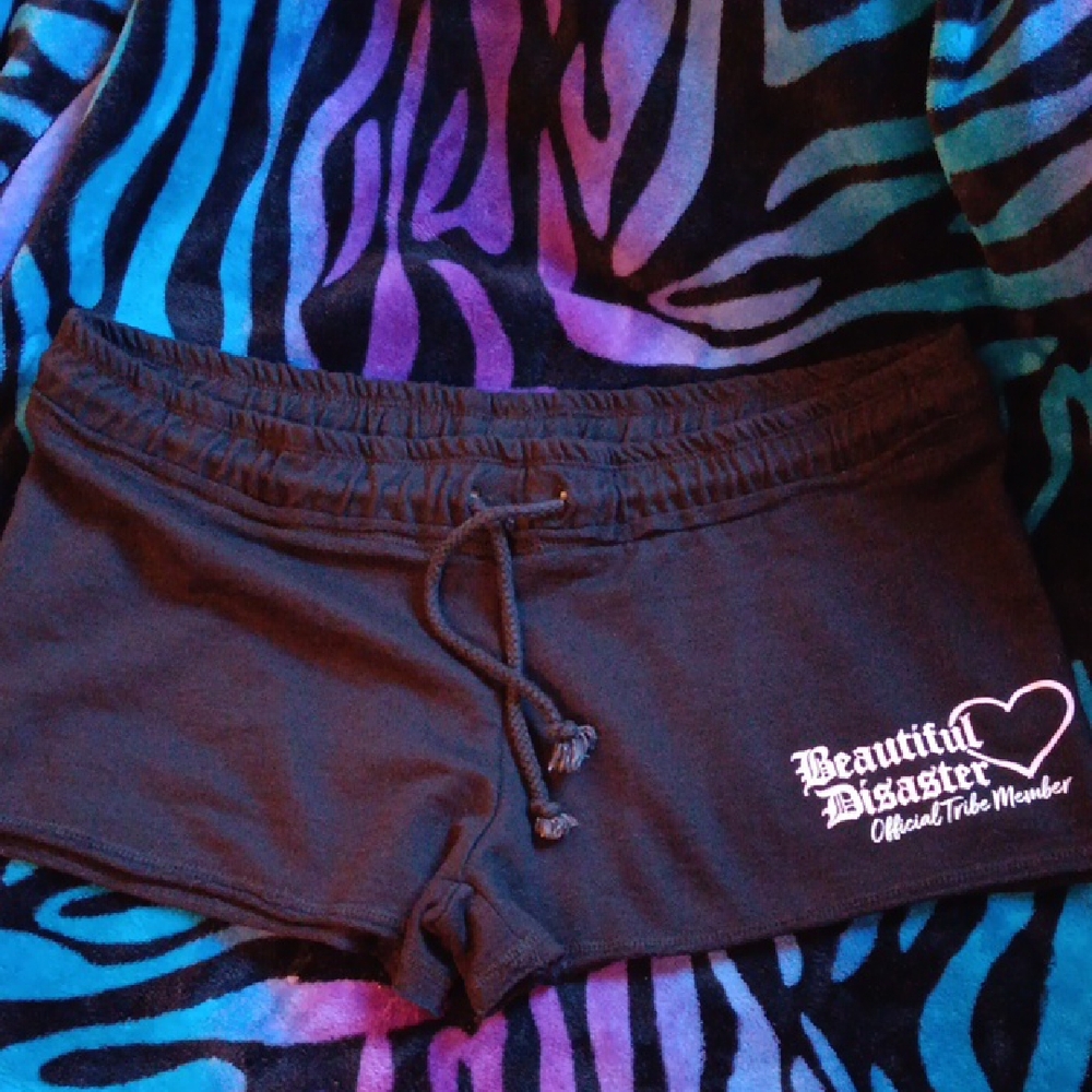 Women’s Black Lounge Shorts